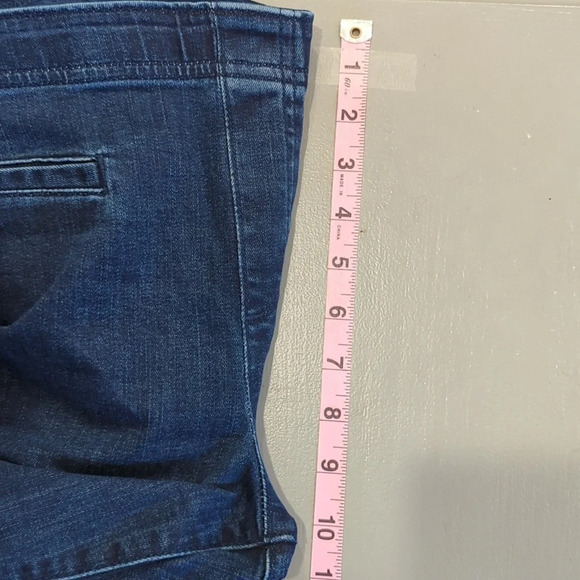 Pilcro Dark Blue Flare & Wide Leg Jeans - Picture 11 of 14